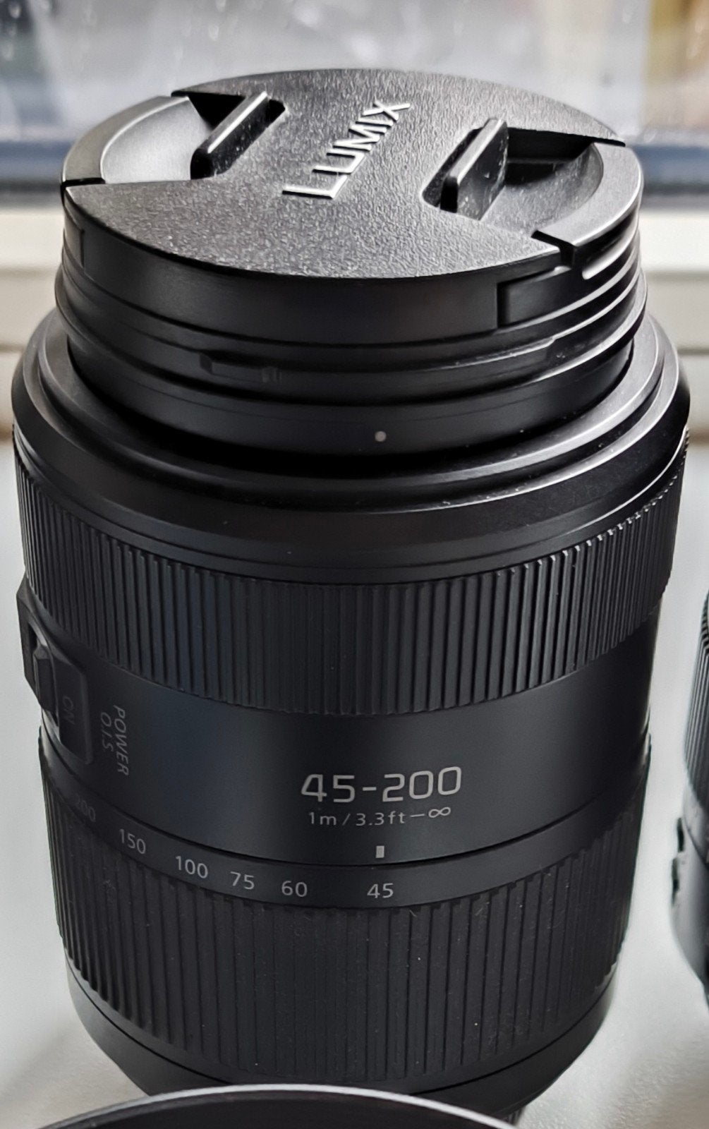 Lumix 45-200 mft in nieuwstaat., Ophalen of Verzenden, Zo goed als nieuw, Telelens