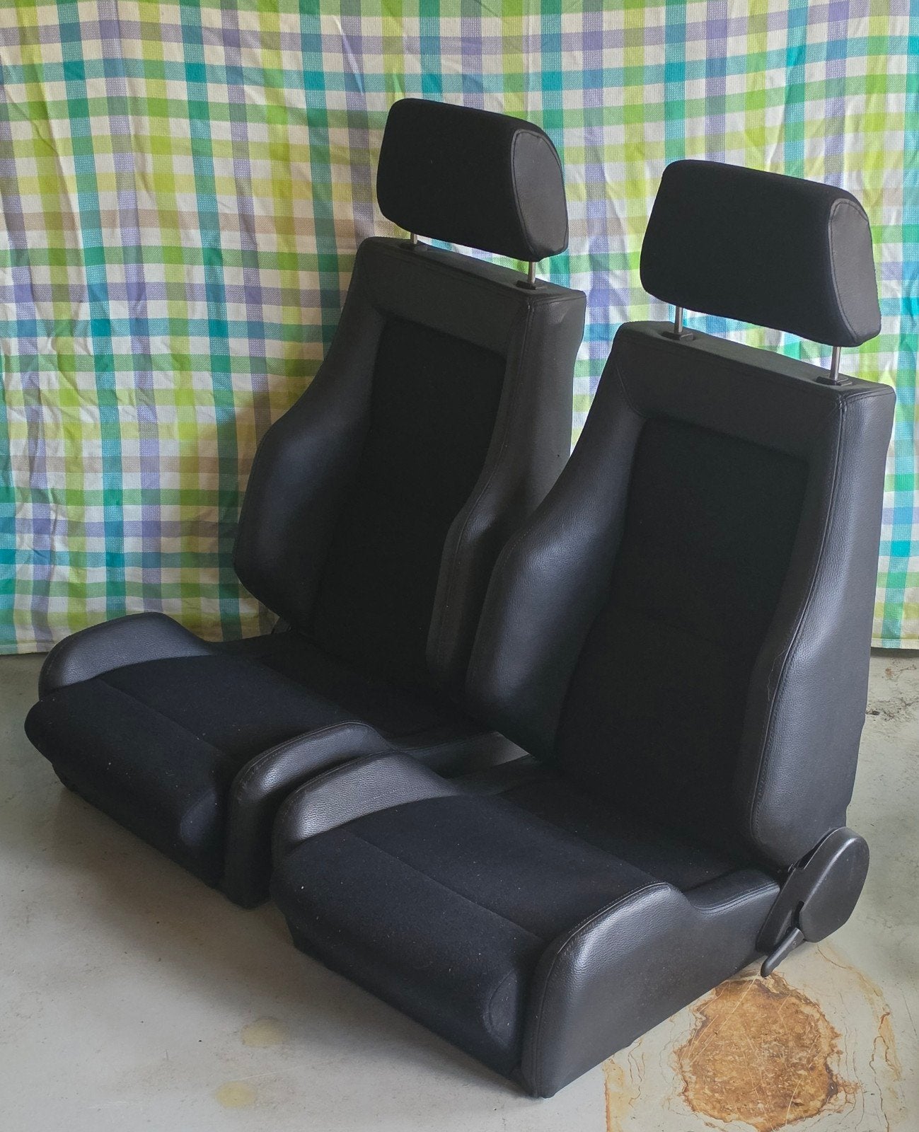 Mooie nieuwe set RACELAND sportstoelen (leer-stof), Ophalen, Nieuw