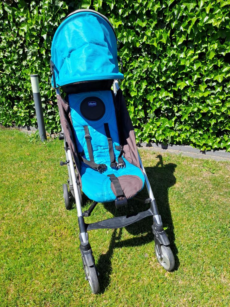 Buggy Chicco verstelbaar + regenhoes, Kinderen en Baby's, Ophalen, Gebruikt, Overige merken, Verstelbare rugleuning