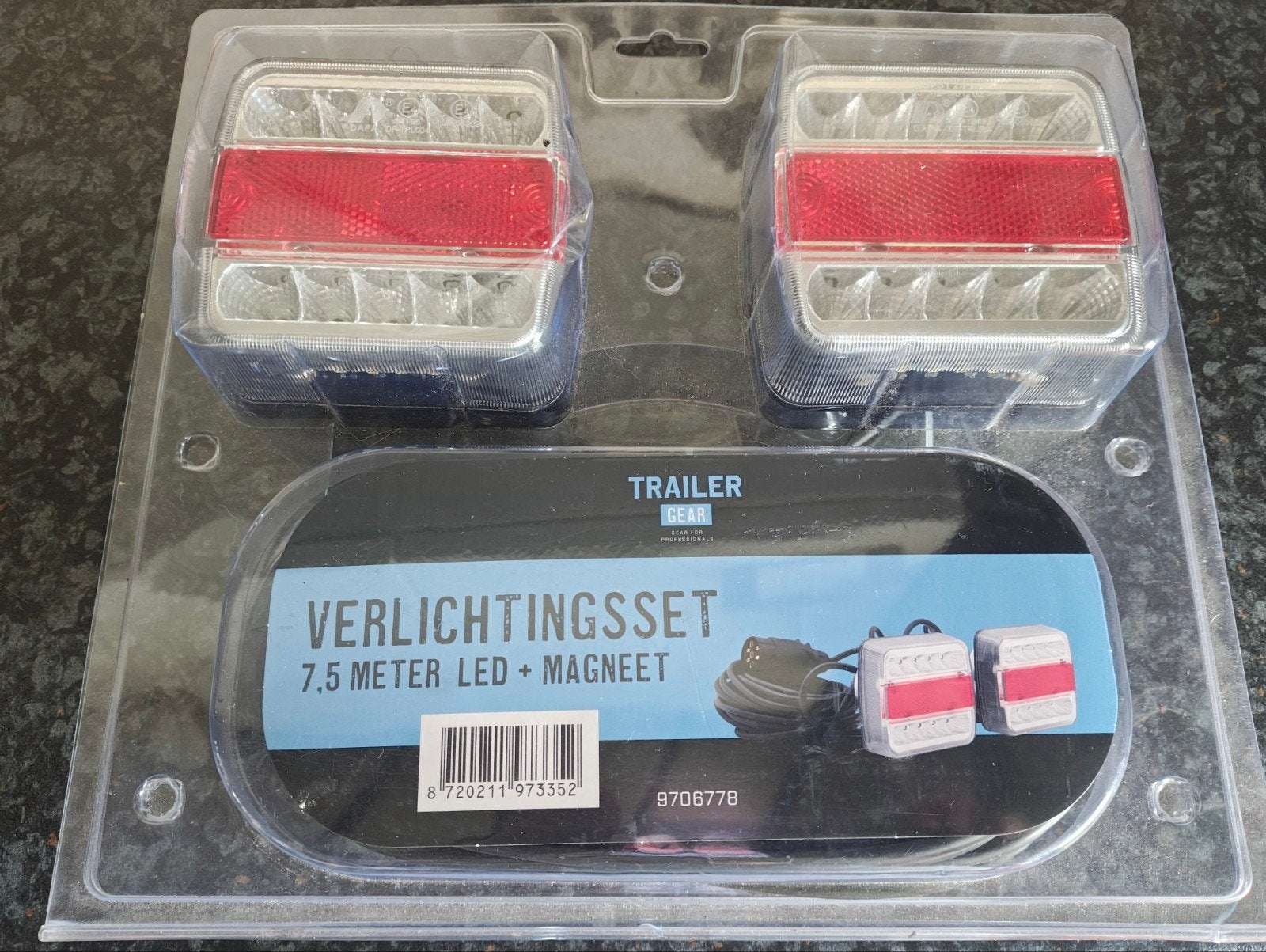 Nieuwe LED Verlichtingsset 7.5m met Magneet voor Trailer, Ophalen of Verzenden, Nieuw, Universele onderdelen