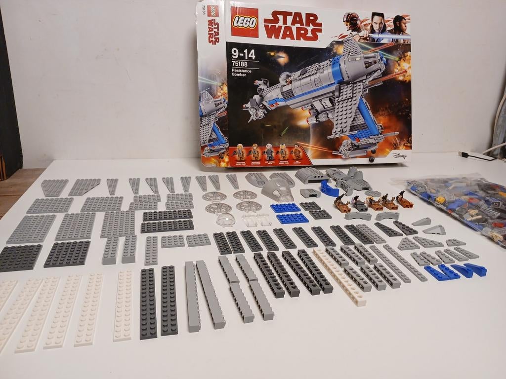 Lego 75188 star wars resistance bomber set met doos, Kinderen en Baby's, Speelgoed | Duplo en Lego, Ophalen of Verzenden