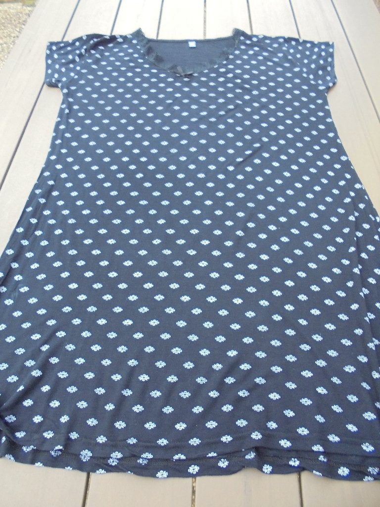 Zwart nachthemd ZEEMAN, Kleding | Dames, Pyjama's, Zeeman, Ophalen of Verzenden, Zo goed als nieuw, Maat 46/48 (XL) of groter