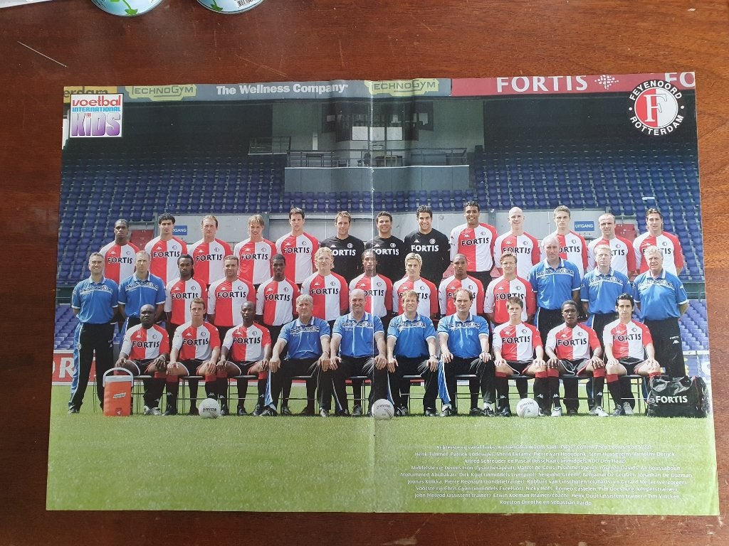 Poster Feyenoord/PSV, Ophalen of Verzenden, Zo goed als nieuw, Feyenoord, Poster, Plaatje of Sticker
