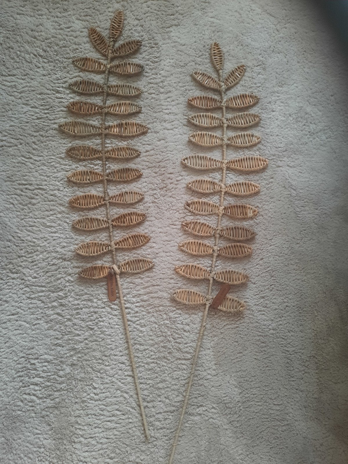 Riviera Maison rotan bladeren decoratie, Ophalen, Zo goed als nieuw