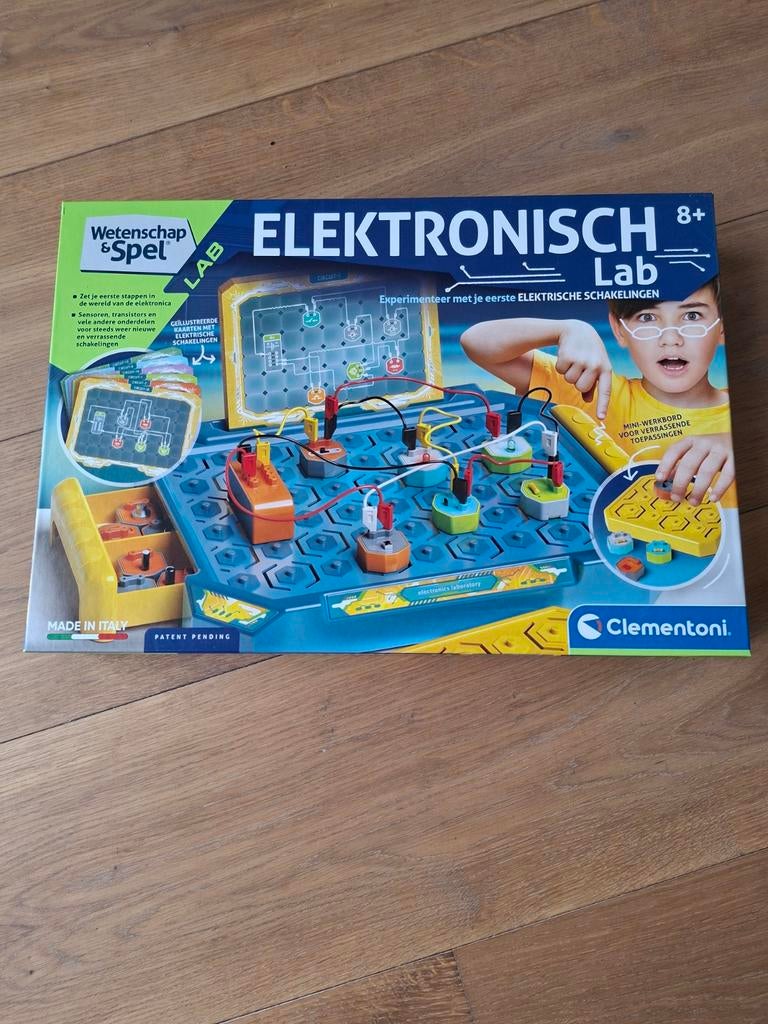 Clementoni Elektronisch Lab - Wetenschap & Spel, Kinderen en Baby's, Speelgoed | Educatief en Creatief, Ophalen, Zo goed als nieuw