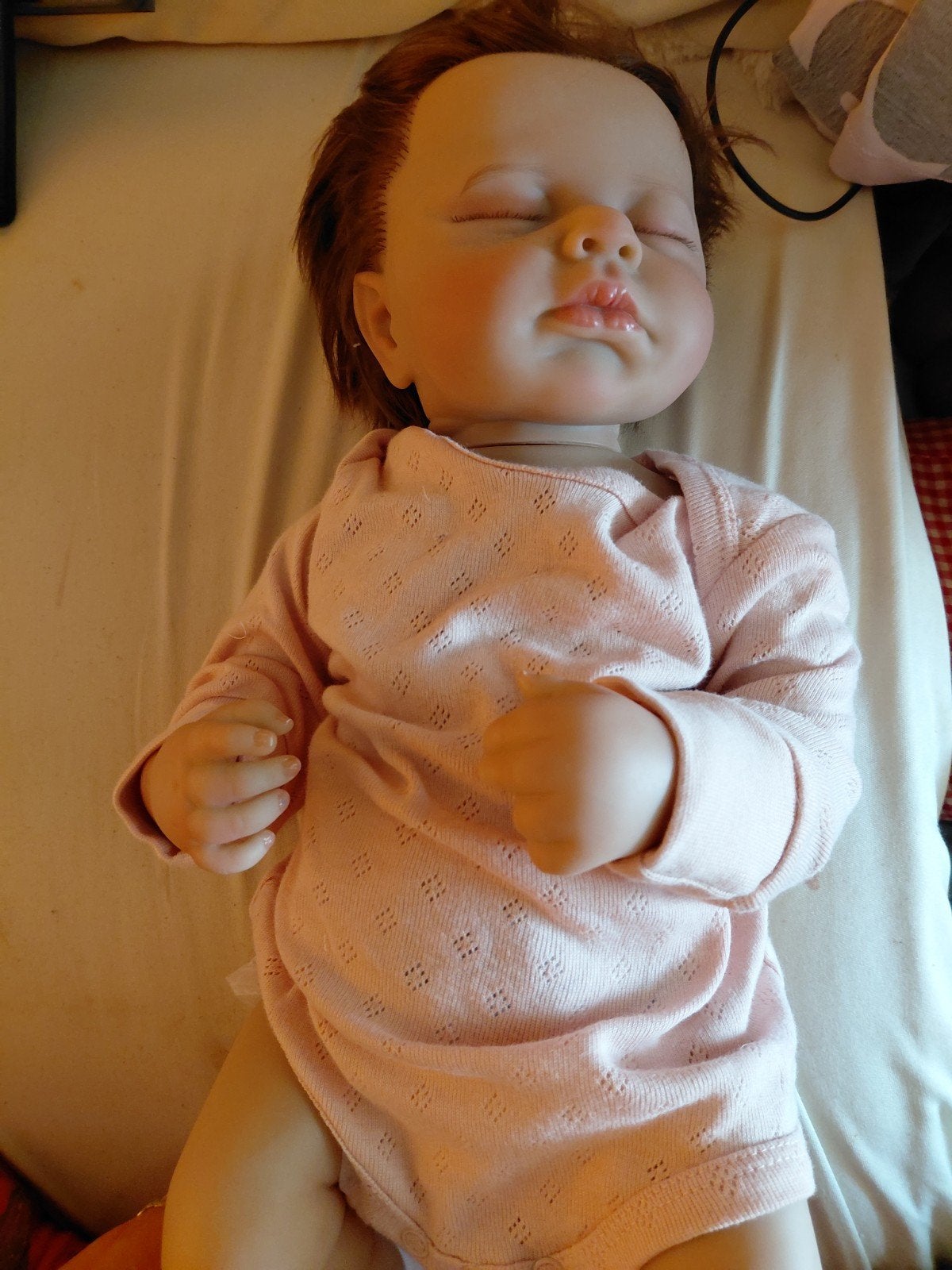 Reborn babypop 50 cm inclusief volle tas met kleding, Kinderen en Baby's, Speelgoed | Poppen, Ophalen of Verzenden