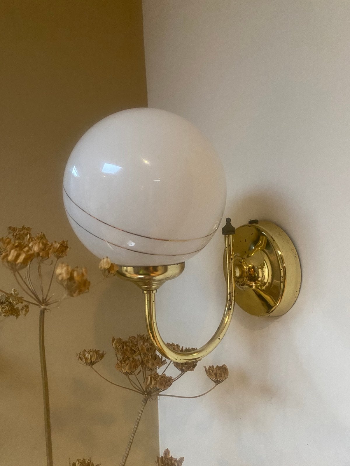 Vintage wandlamp Hollywood Regency, Ophalen of Verzenden, Zo goed als nieuw
