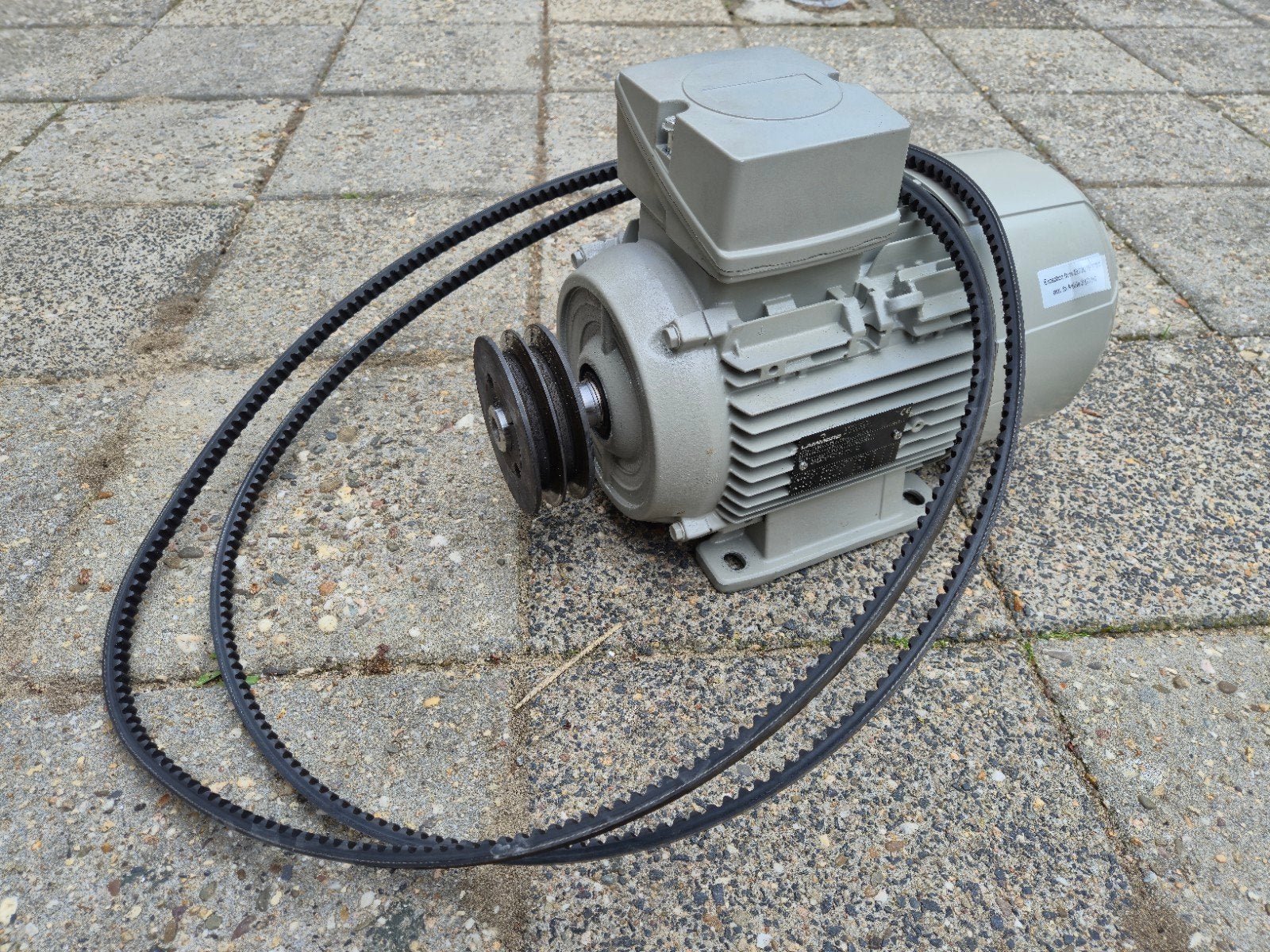 Lammers 400V Elektromotor 2.5 kW met V-snaar, Doe-het-zelf en Verbouw, Motoren, Ophalen, Zo goed als nieuw, Elektromotor, 1400 tot 1800 rpm