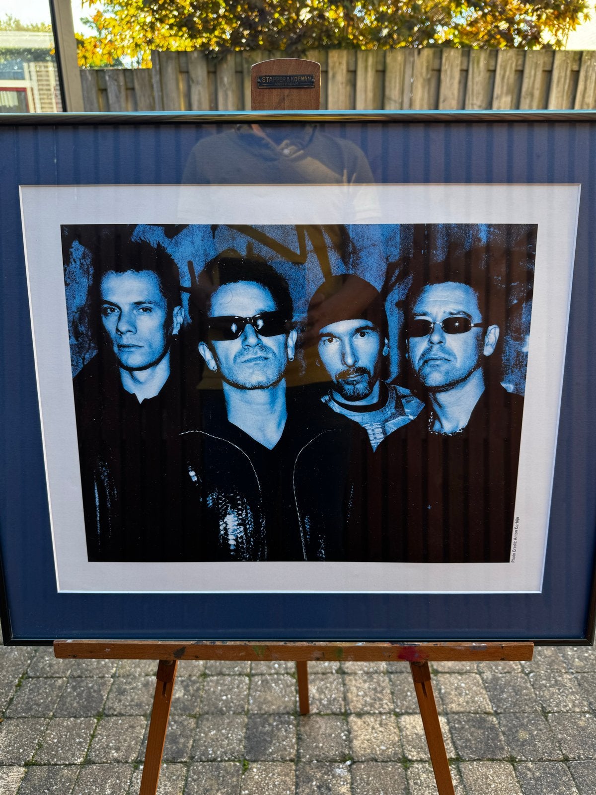 U2 bandfoto door Anton Corbijn - Ingelijste print, Ophalen, Foto, Fotografie, Ingelijst