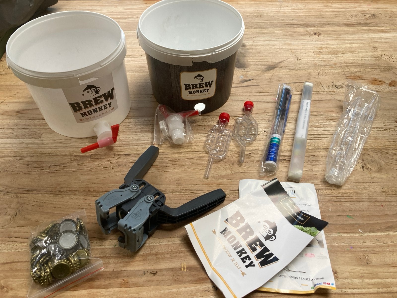 Brew Monkey Bierbrouw Starterspakket - Compleet, Hobby en Vrije tijd, Overige Hobby en Vrije tijd, Ophalen of Verzenden, Nieuw
