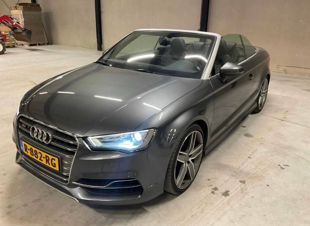☀️Audi S3 2.0 Tfsi 221KW Cabriolet Quattro 2015 Grijs, Auto's, Automaat, S3, 4 stoelen, 14 km/l