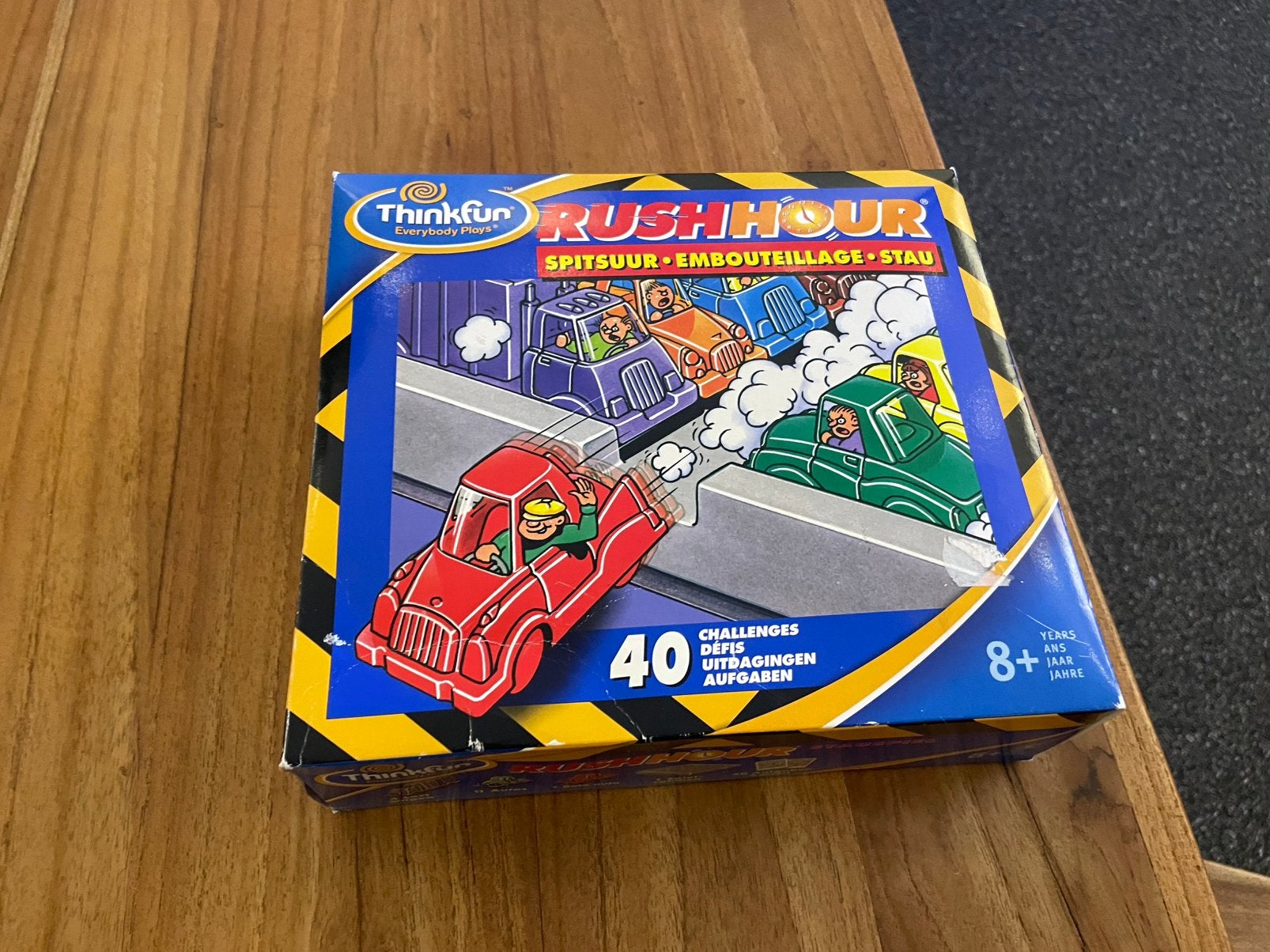 Rushhour (smart ganes) spel van Thinkfun met auto’s, Ophalen of Verzenden, Gebruikt, Bouwen