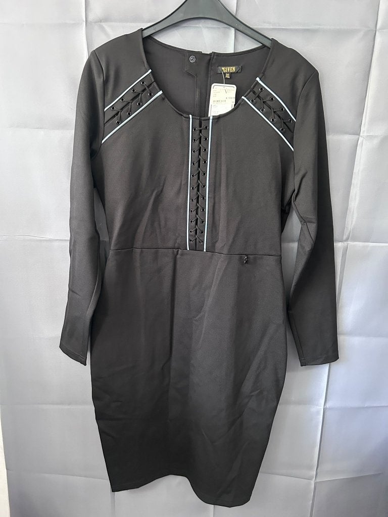 Given Cindy bodycon jurk zwart dames XL 42 nieuw, Kleding | Dames, Zwart, Maat 42/44 (L), Nieuw, Ophalen of Verzenden