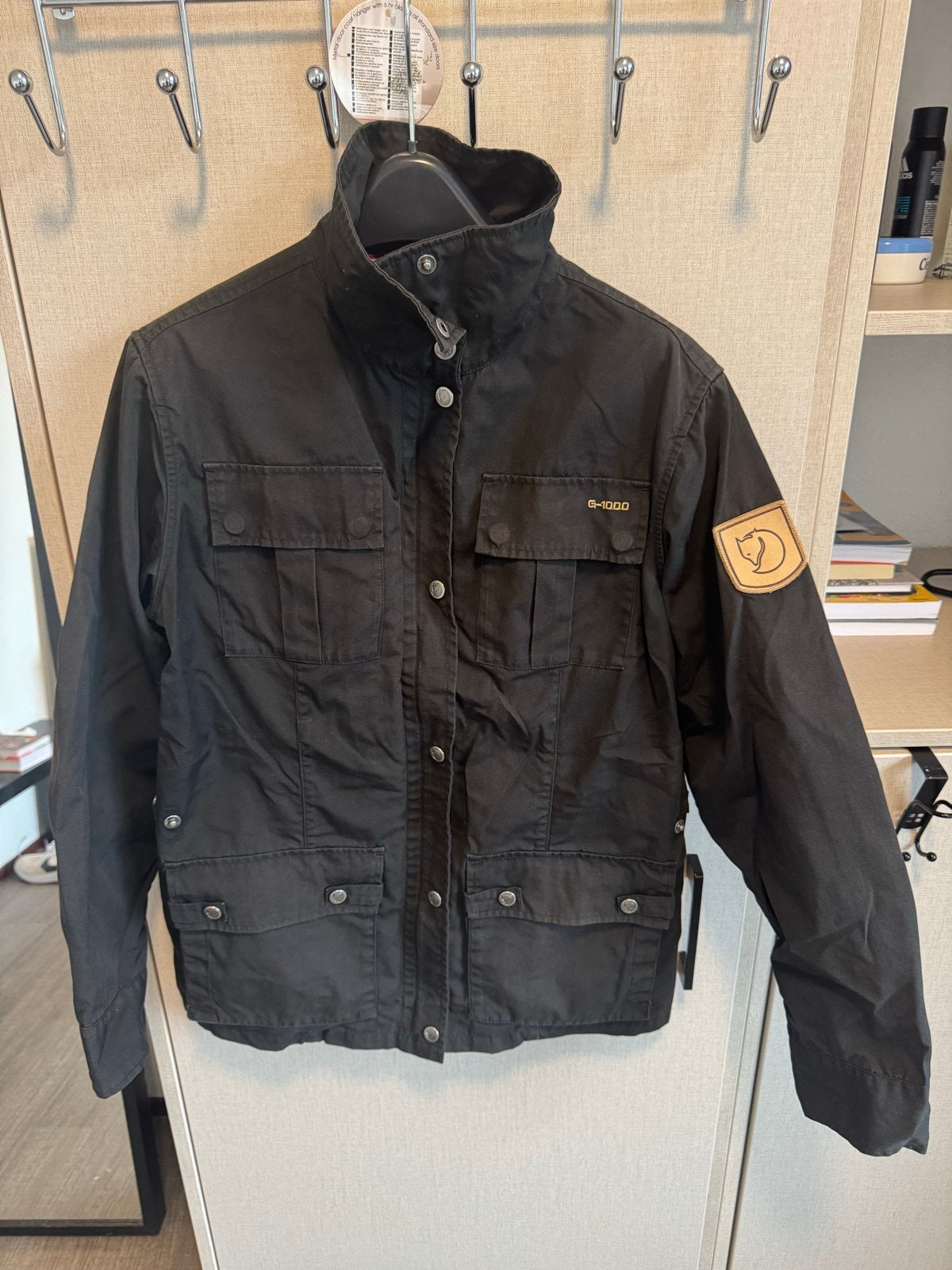 Fjällräven G-1000 jas - Zwart - Maat M, Ophalen of Verzenden, Gedragen, Maat 38/40 (M), Zwart