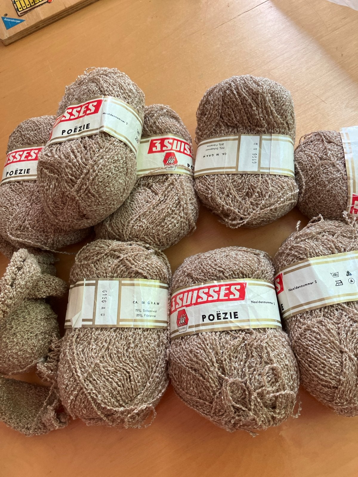 Suisses Poëzie wol - 500 gram - 75% Scheerwol, 25% Fibranne, Hobby en Vrije tijd, Breien en Haken, Ophalen, Nieuw, Breien of Haken