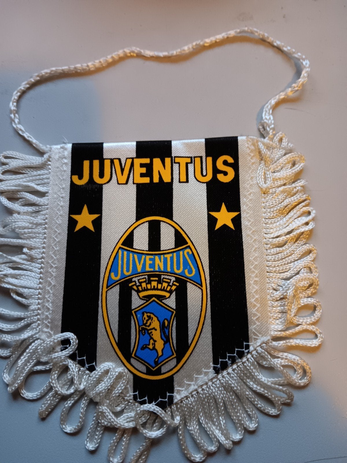 Juventus Vaantje - Voetbal Club Fan Item, Ophalen of Verzenden, Gebruikt, Buitenlandse clubs, Vaantje of Sjaal