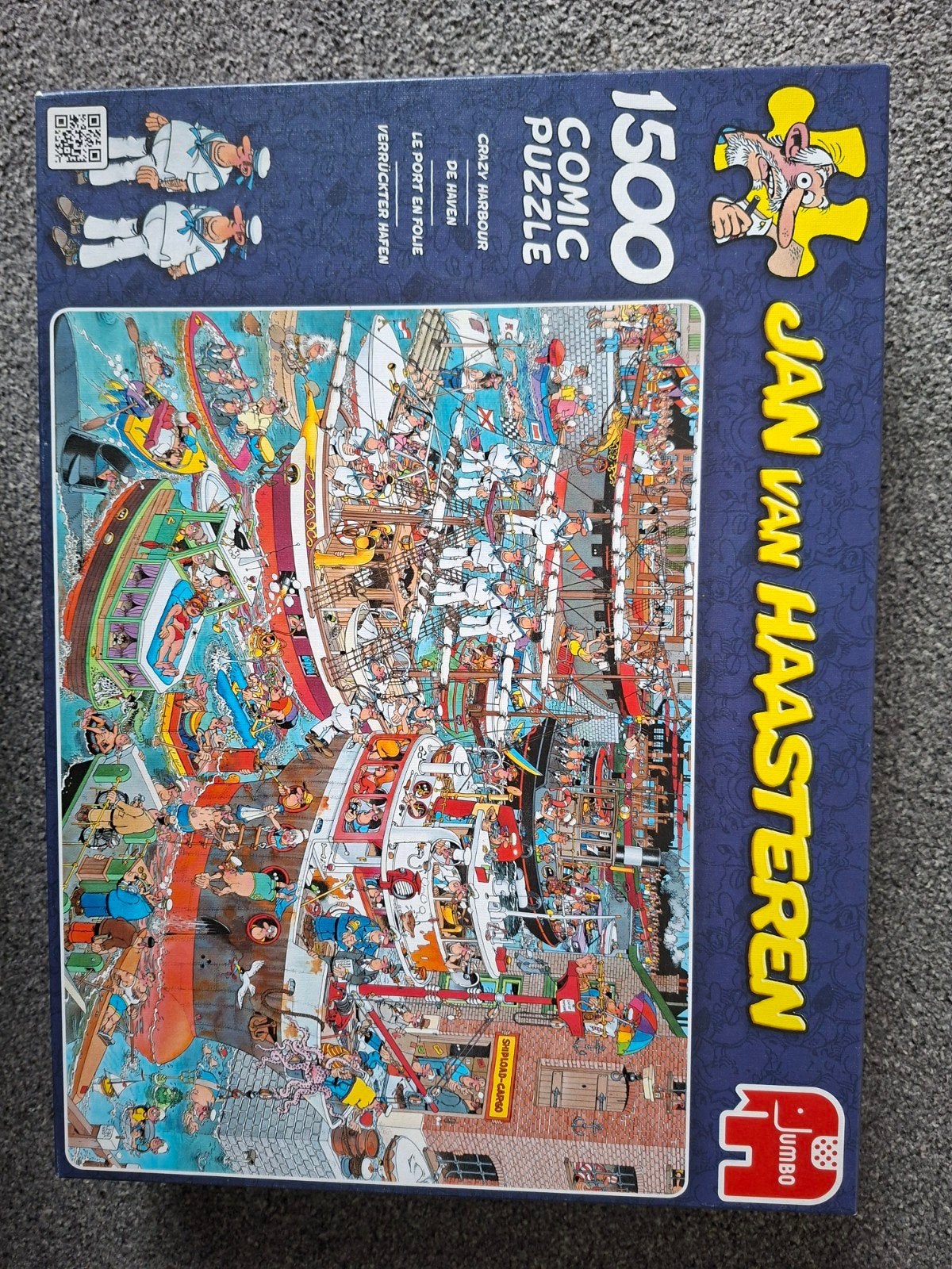 Jan van Haasteren De Haven 1500stukjes, Ophalen, 500 t/m 1500 stukjes, Zo goed als nieuw