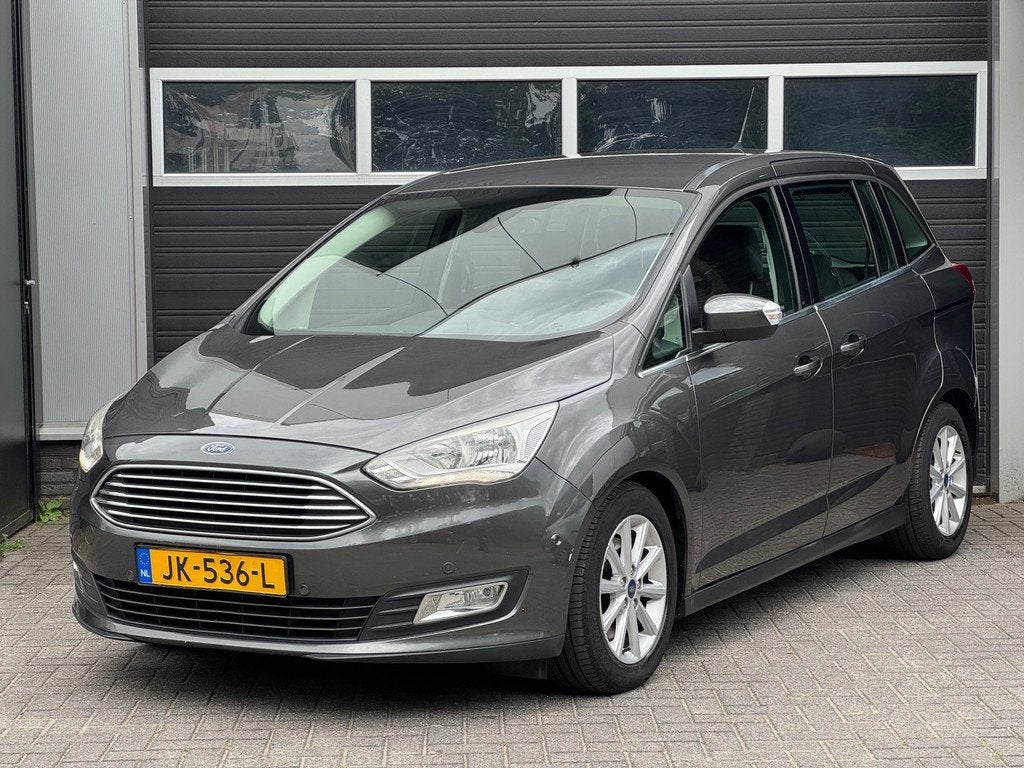 Ford Grand C-Max 1.5 Titanium Trekhaak, Camera, Navi, Cruise, Auto's, Ford, Bedrijf, Te koop, Grand C-Max, ABS, Airbags, Airconditioning