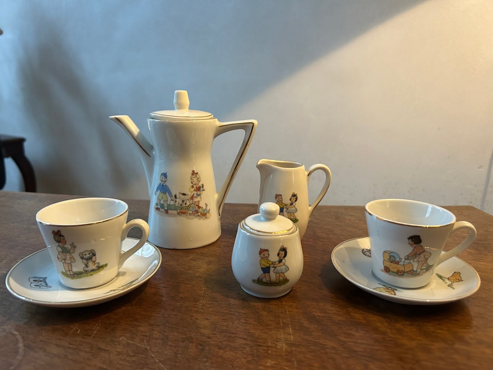 Art Deco poppenserviesje, Ophalen of Verzenden