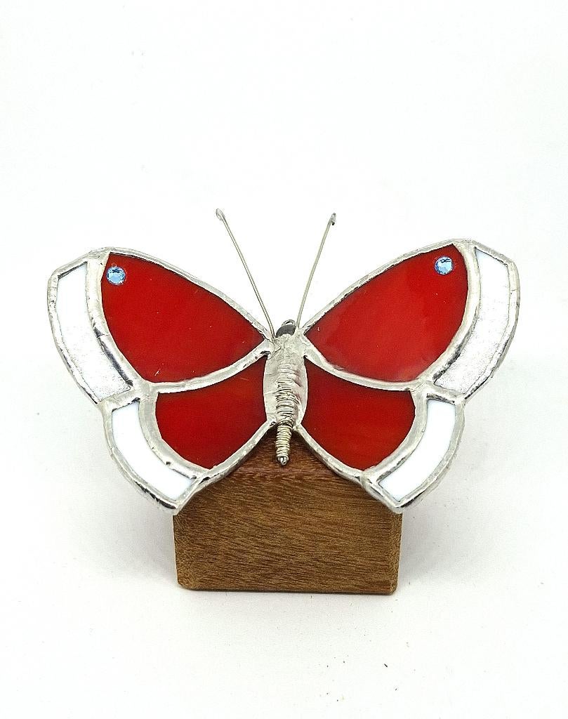 Tiffany Vlinders op hout, Antiek en Kunst, Ophalen of Verzenden