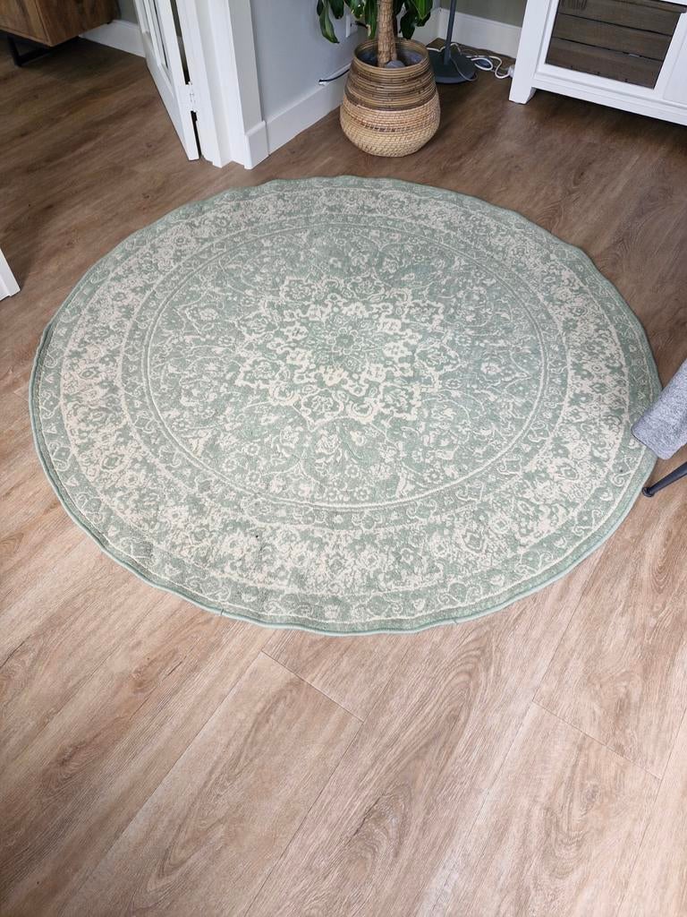 Vloerkleed, Ophalen, Gebruikt, 150 tot 200 cm, Rond
