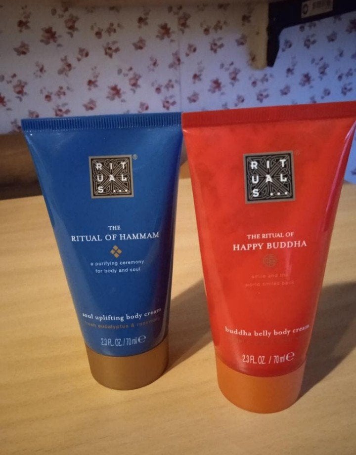 2x 70ml Rituals body crème, Ophalen of Verzenden, Nieuw, Bodylotion, Crème of Olie
