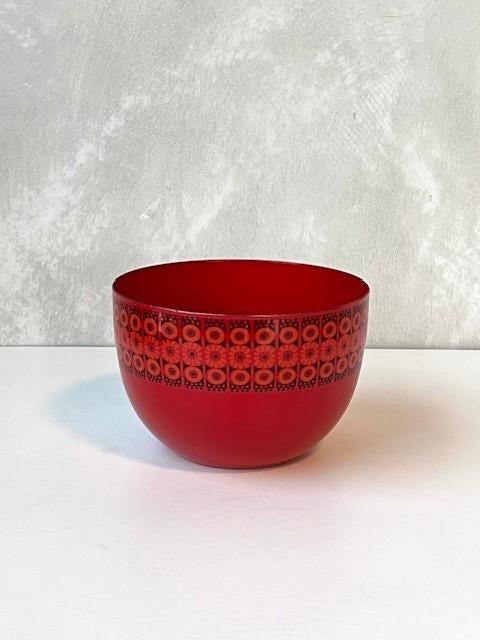 Finel schaal Kaj Franck design vintage emaille jaren 50, Overige materialen, Gebruikt, Finland, Schaal