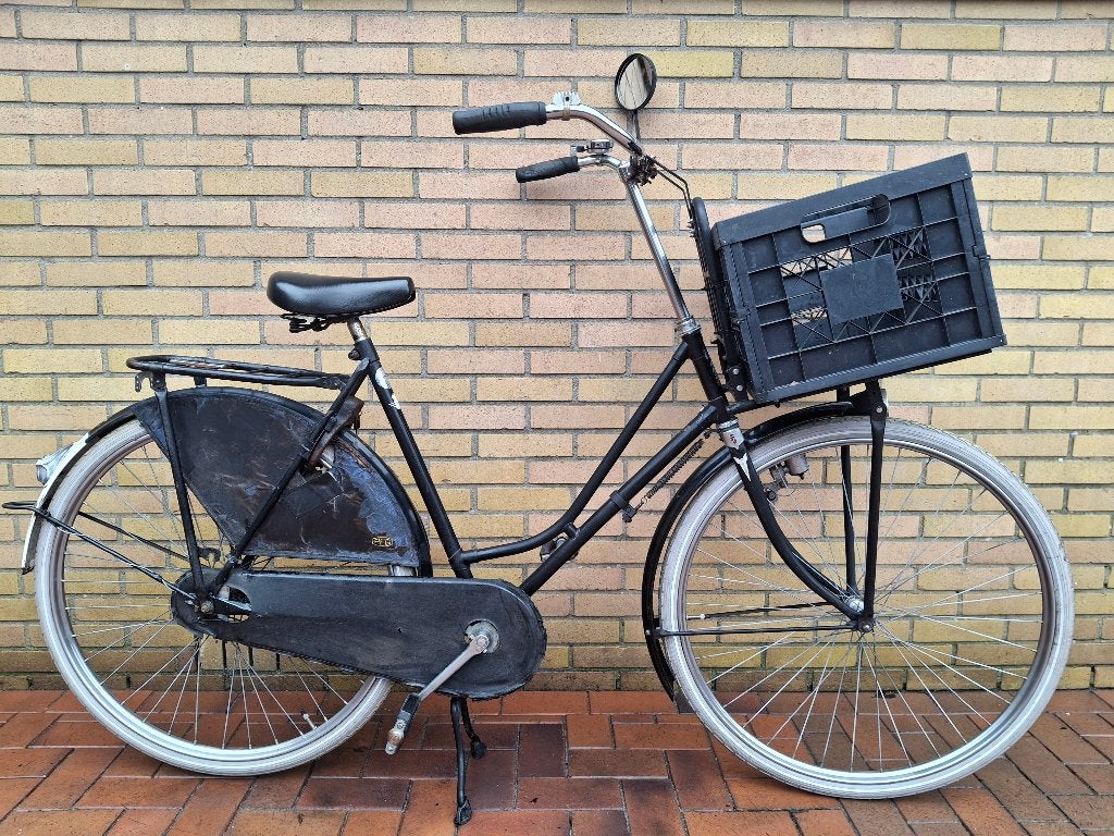 Fongers Nostalgie oldtimer opoefiets omafiets transportfiets, Ophalen, Terugtraprem, Gebruikt, 56 cm of meer