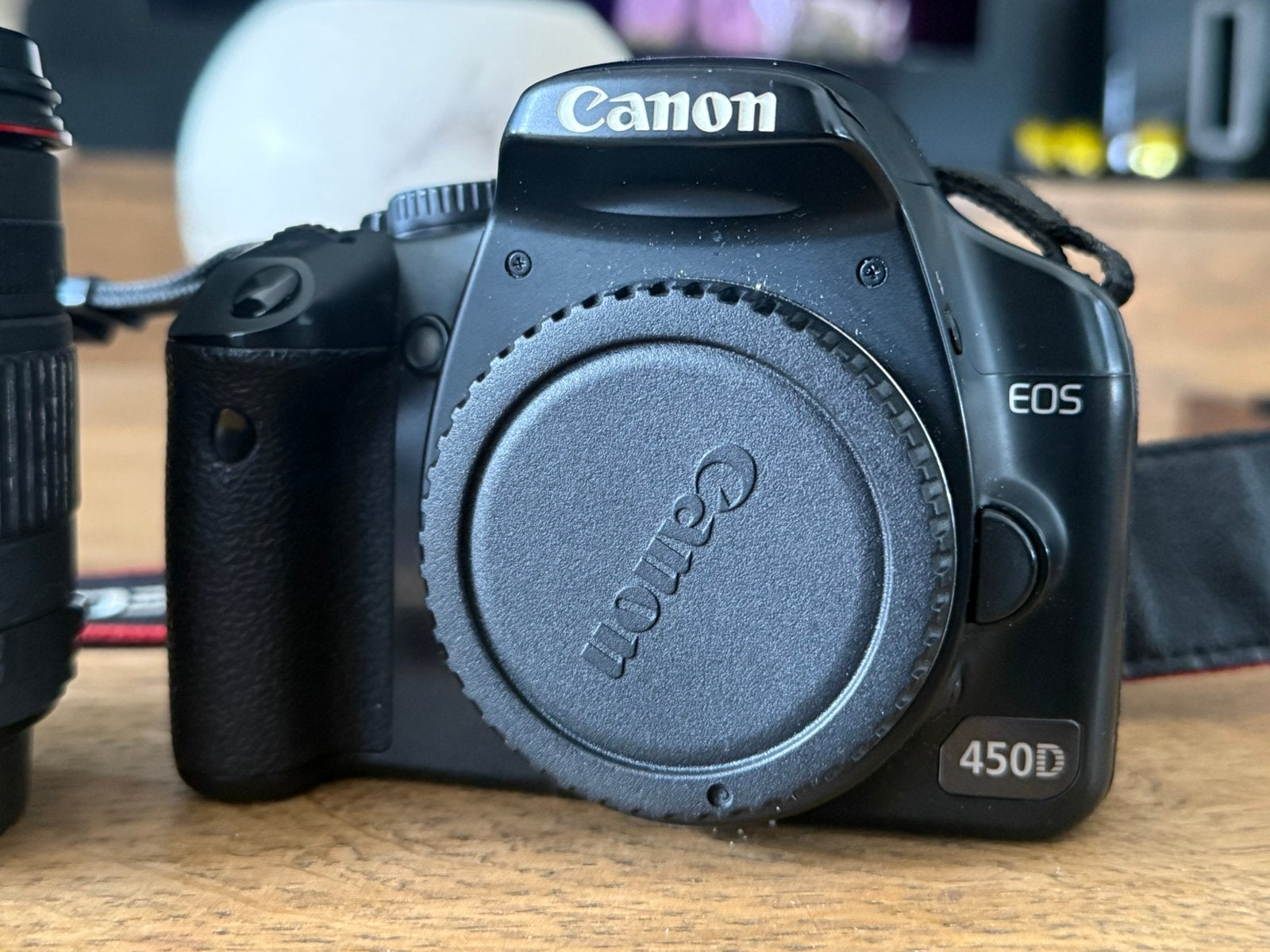 Canon EOS 450D digitale spiegelreflexcamera +18-200mm lens, Audio, Tv en Foto, Fotocamera's Digitaal, Gebruikt, Spiegelreflex