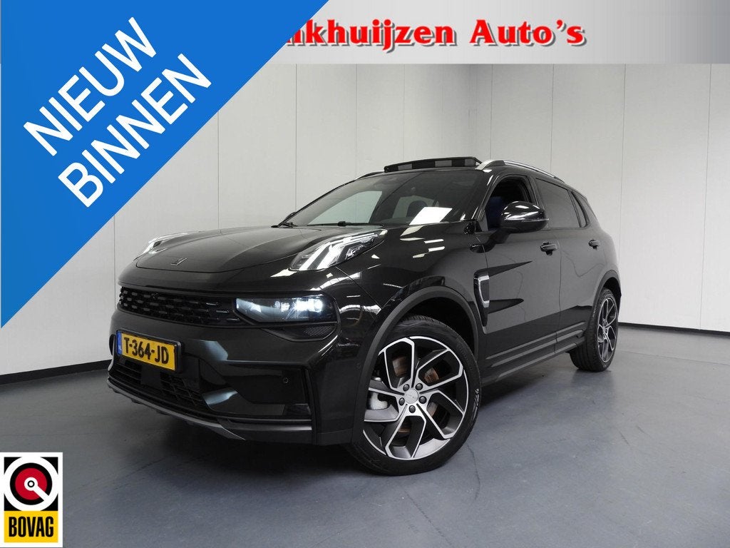 Lynk & Co 01 1.5 PHEV BlackLine ZWARTE HEMEL/360CAM/SCHUIFDA, Auto's, Lynk & Co, Stof, Bedrijf, 1854 kg, Hybride Elektrisch/Benzine