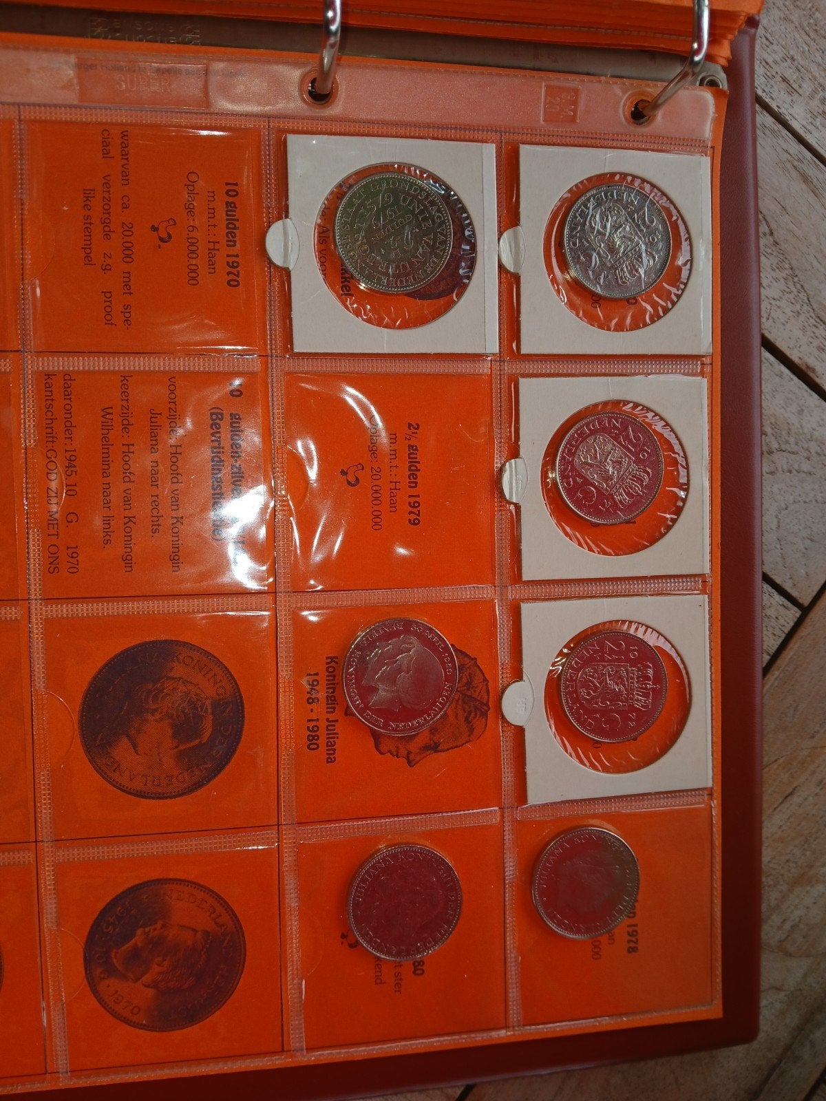 Muntenalbum 1948/ 1980, Ophalen of Verzenden, Nederland, Munten