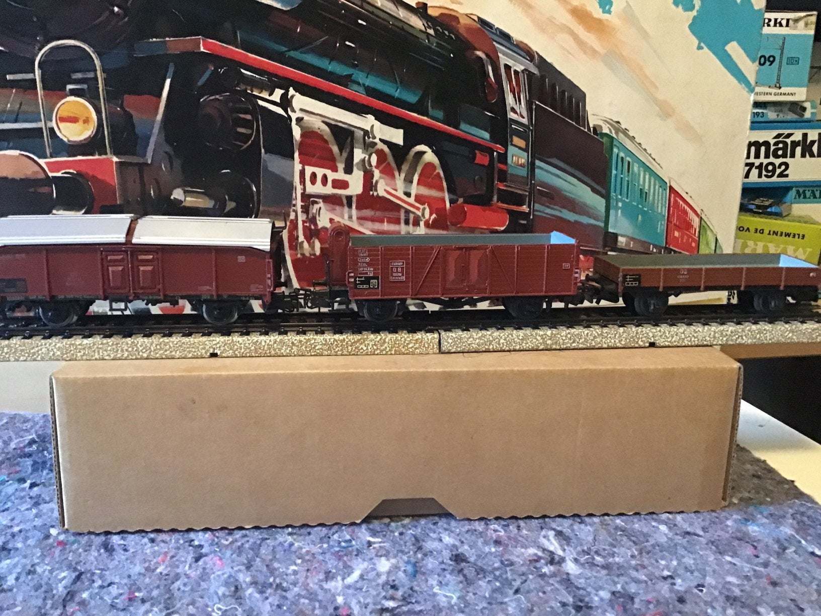 Marklin 3 goederenwagons 4503 4619 4601. geen ovp gebruikt, Wisselstroom, Gebruikt, Wagon, Ophalen of Verzenden