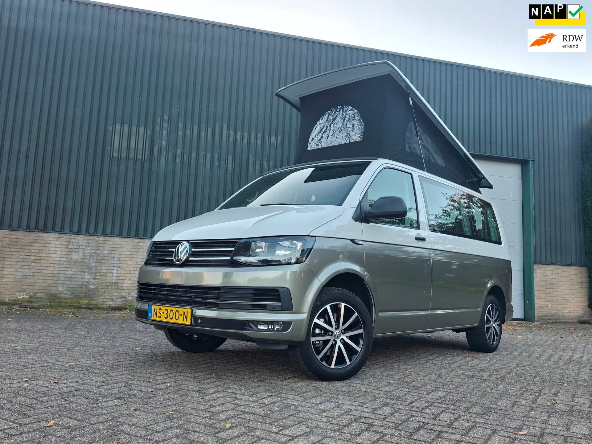 Volkswagen Transporter Kombi Camper 7 persoons 65000km Autom, Caravans en Kamperen, Automaat, Buscamper of Camperbus, ESP-stabiliteitscontrole