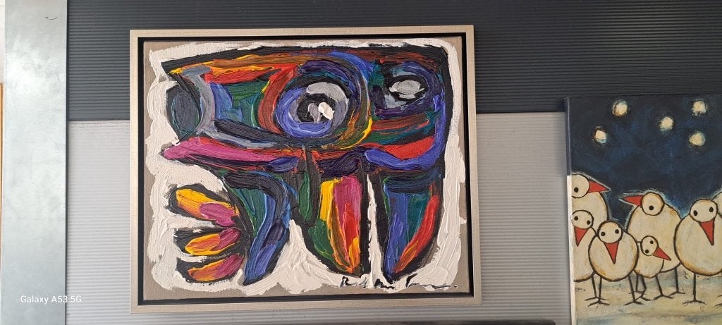 Schilderij Rob van trier, Antiek en Kunst, Kunst | Schilderijen | Modern, Ophalen, Abstract
