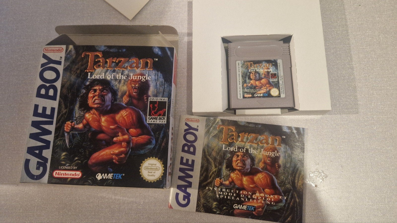 Tarzan lord of the jungle classic gameboy compleet, Spelcomputers en Games, Spelcomputers | Nintendo Game Boy, Ophalen of Verzenden