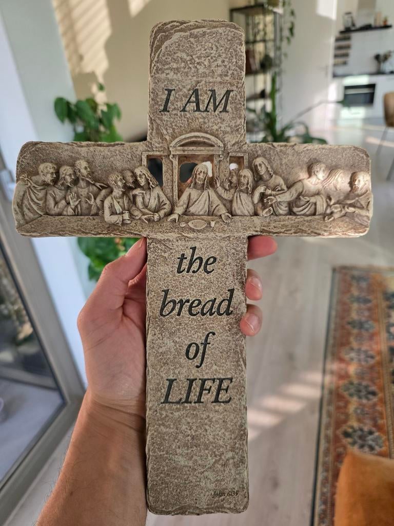Decoratief kruis met Laatste Avondmaal, Ophalen of Verzenden