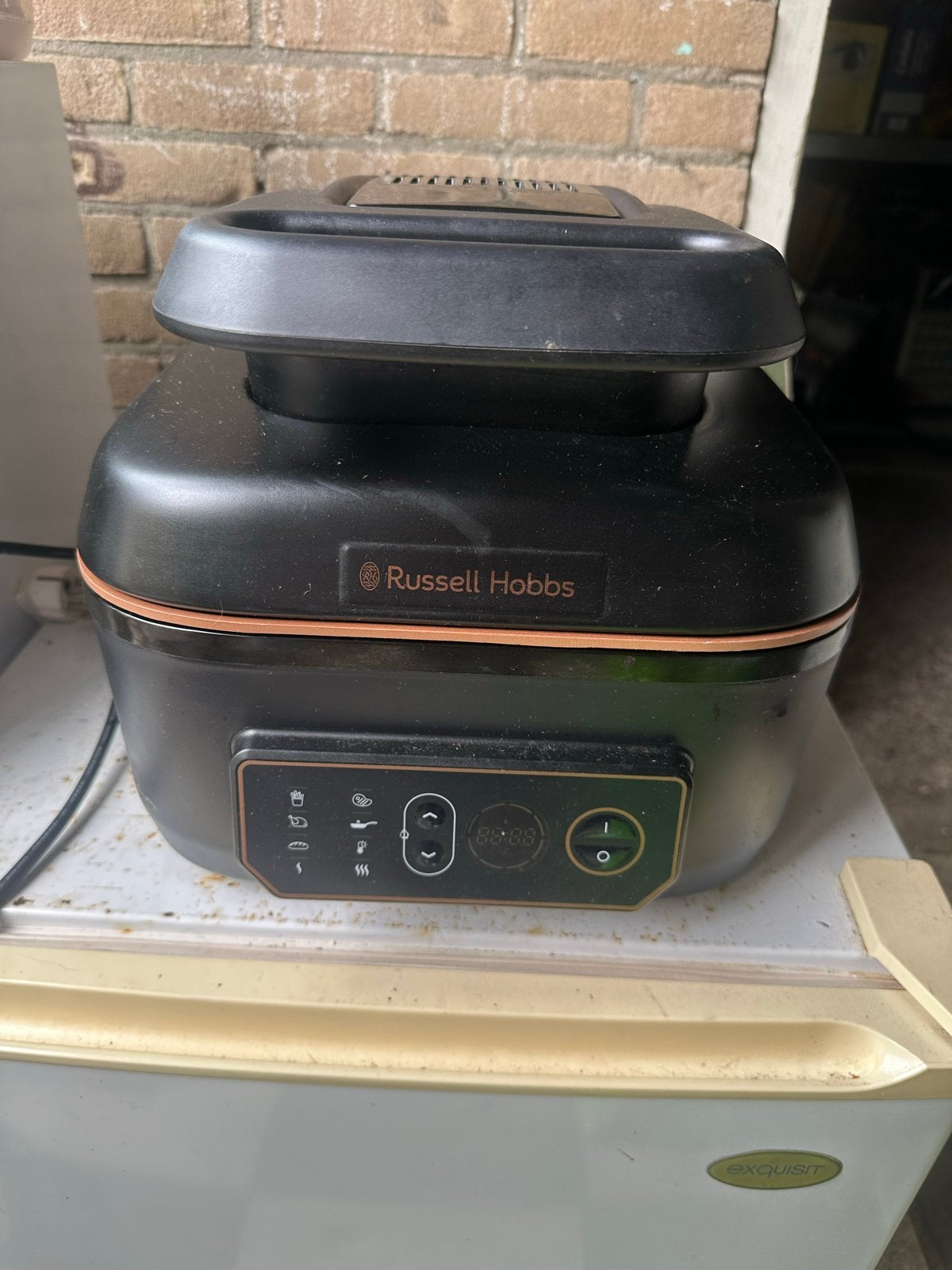 Russell Hobbs Satisfry Air & Grill Multicooker 26520-56, Witgoed en Apparatuur, Ophalen of Verzenden, Gebruikt, Airfryer, 1500 gram of meer
