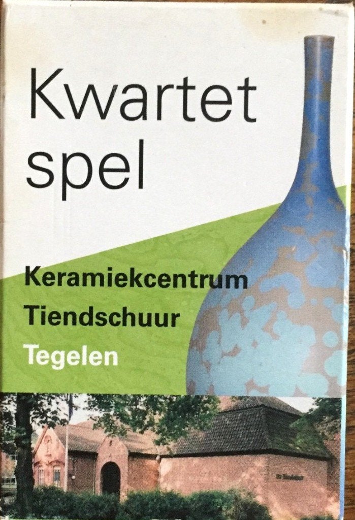 KWARTETSPEL : Keramiekcentrum Tegelen, Ophalen of Verzenden, Zo goed als nieuw, Kwartet(ten)