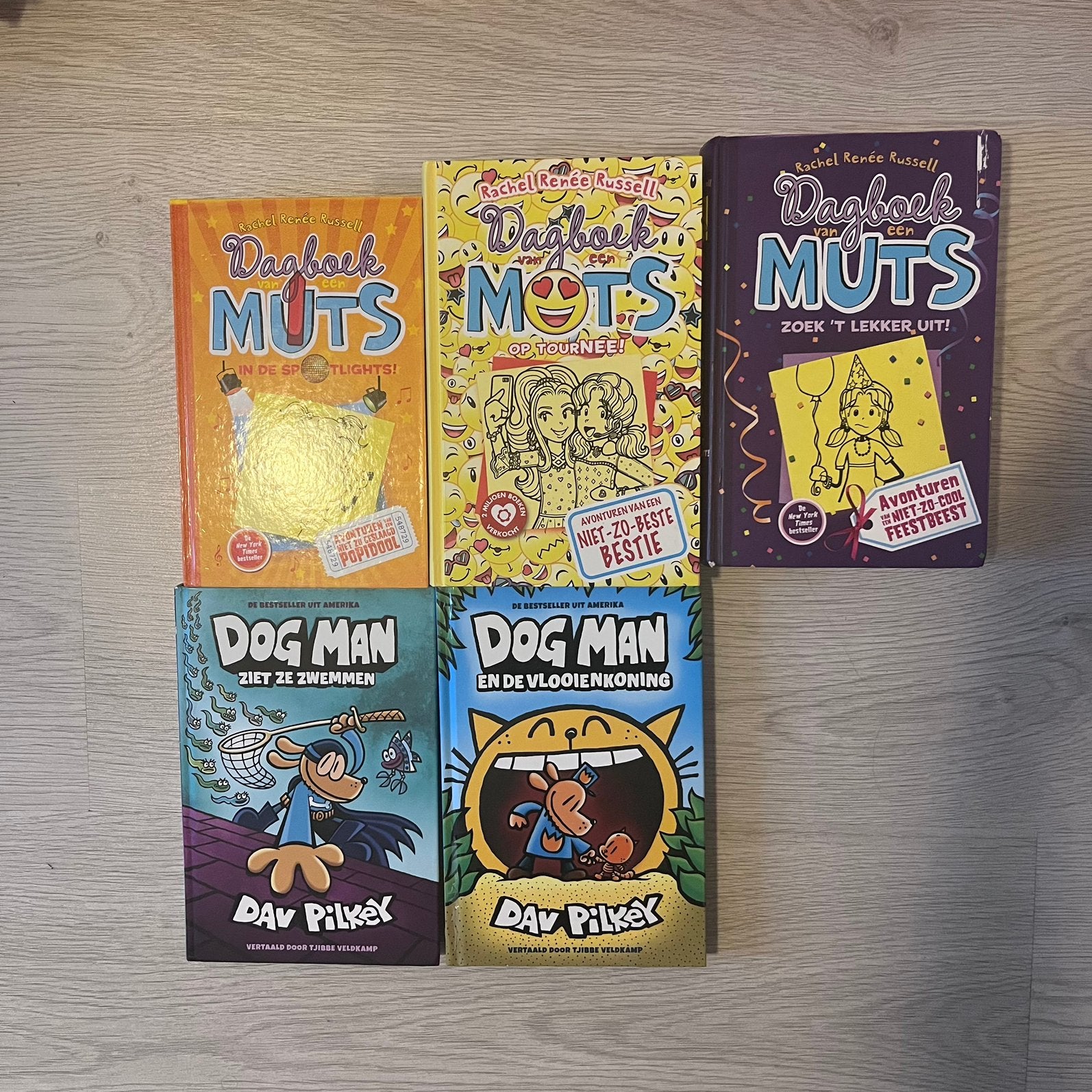Dog Man & Dagboek van een muts, Boeken, Ophalen, Nieuw