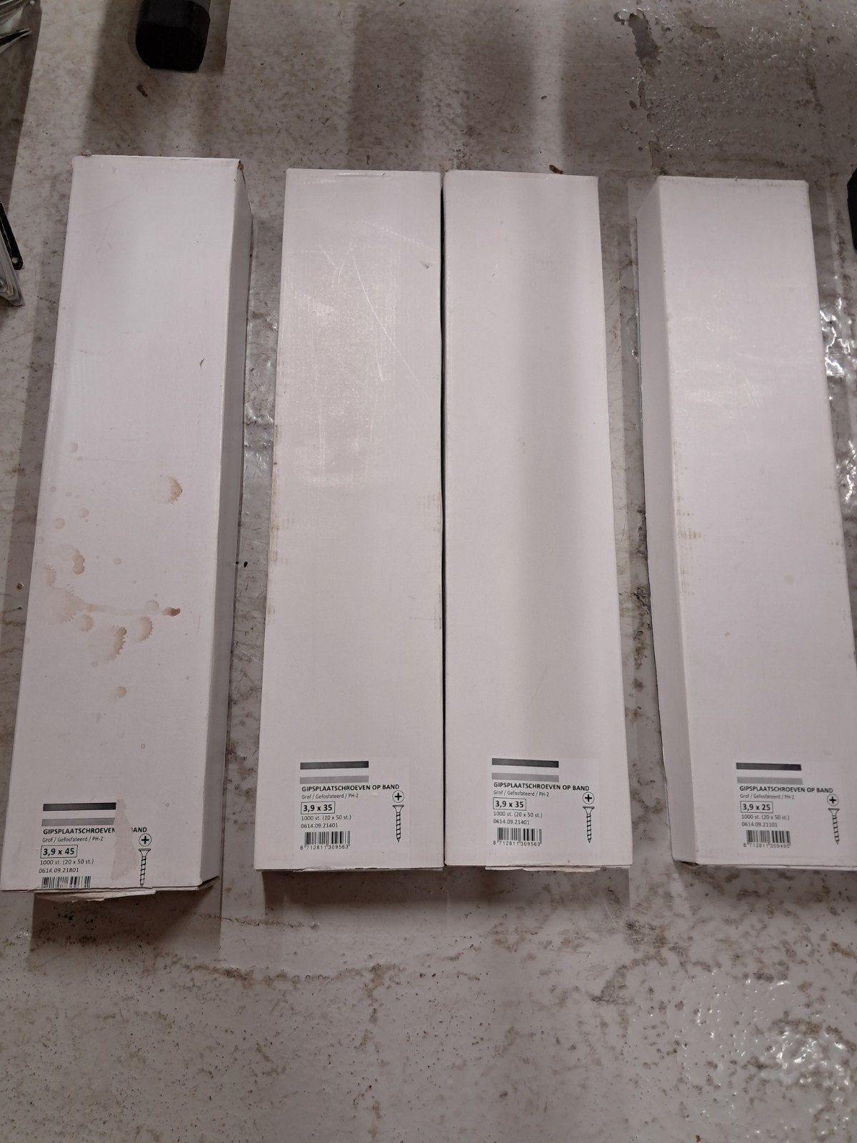 Gipsplaatschroeven op band, gefosfateerd, Minder dan 4 cm, Overige materialen, Nieuw, Ophalen of Verzenden