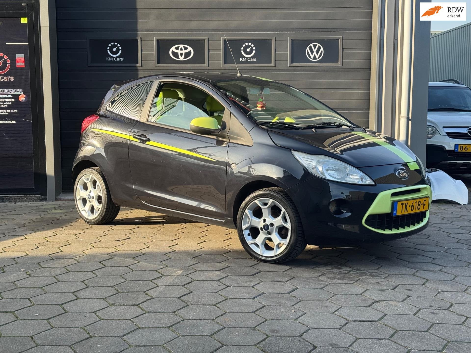Ford Ka 1.2 Limited - Lm Velgen - Airco - New Apk - Lage Km, Voorwielaandrijving, Dealer onderhouden, Stof, Gebruikt