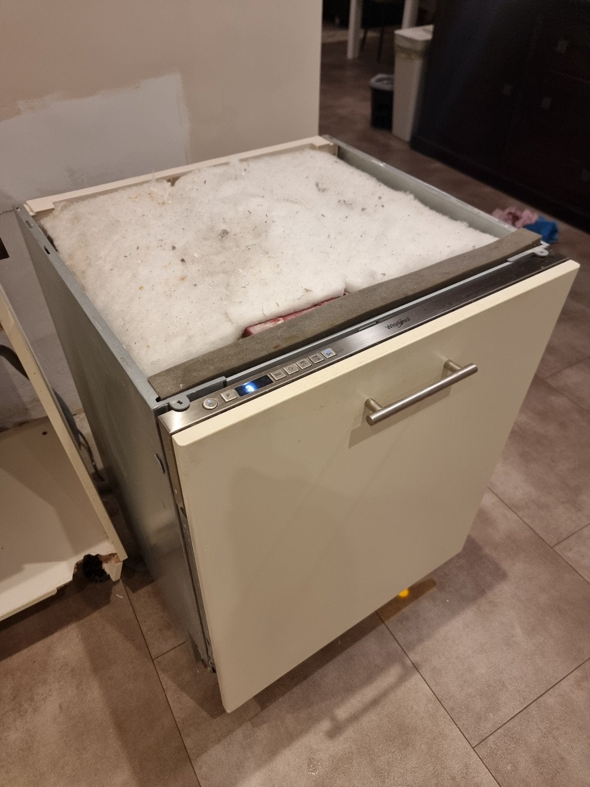 Whirlpool vaatwasser - Inbouw - Gebruikt, Ophalen, Gebruikt, 60 cm of meer, 85 tot 90 cm