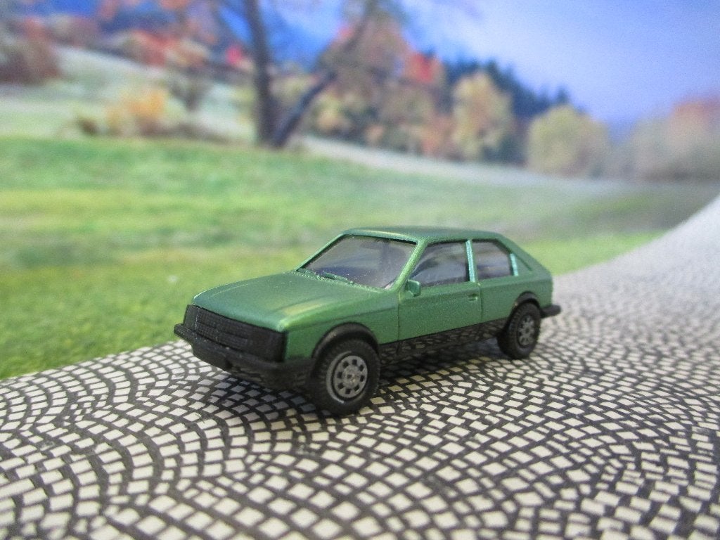 Opel Kadett D SR / GSi - Herpa groenmetallic, Ophalen of Verzenden, Zo goed als nieuw, Auto, Herpa