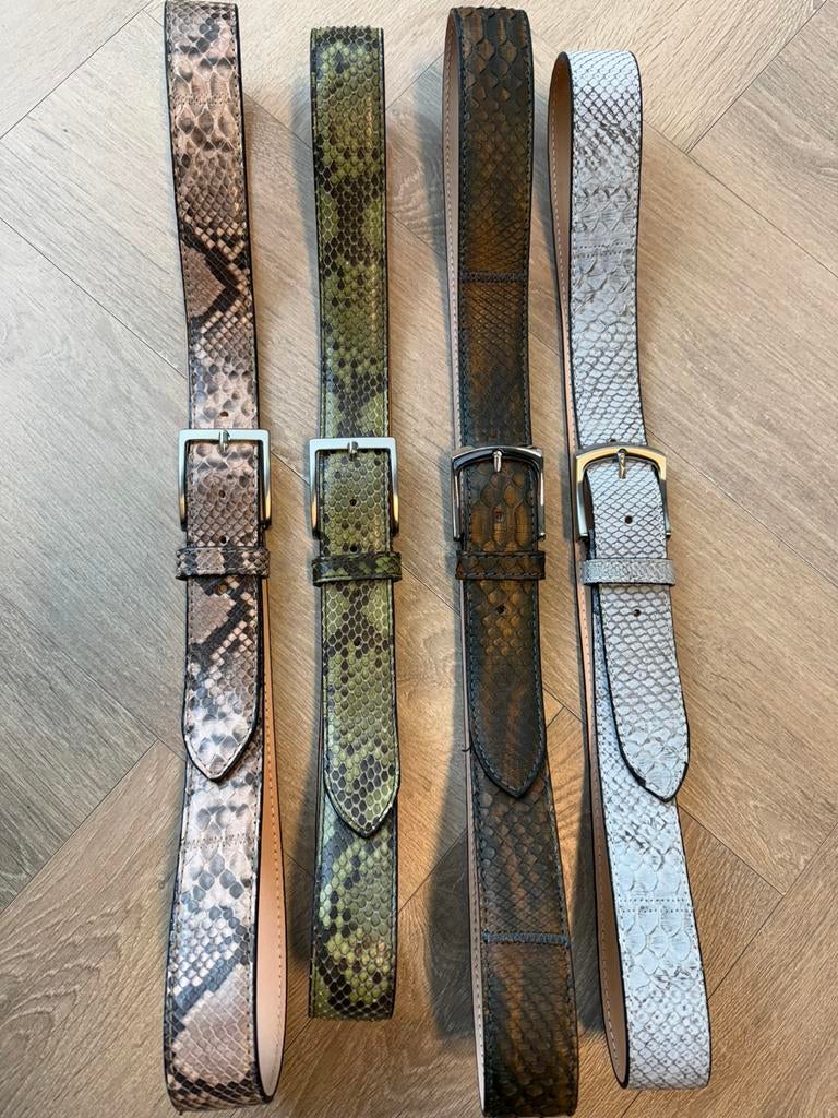 Mooie luxe  python riemen, Kleding | Heren, Riemen en Ceinturen, Nieuw, Riem of Ceintuur, 115 cm of meer, Overige kleuren, Echt leder