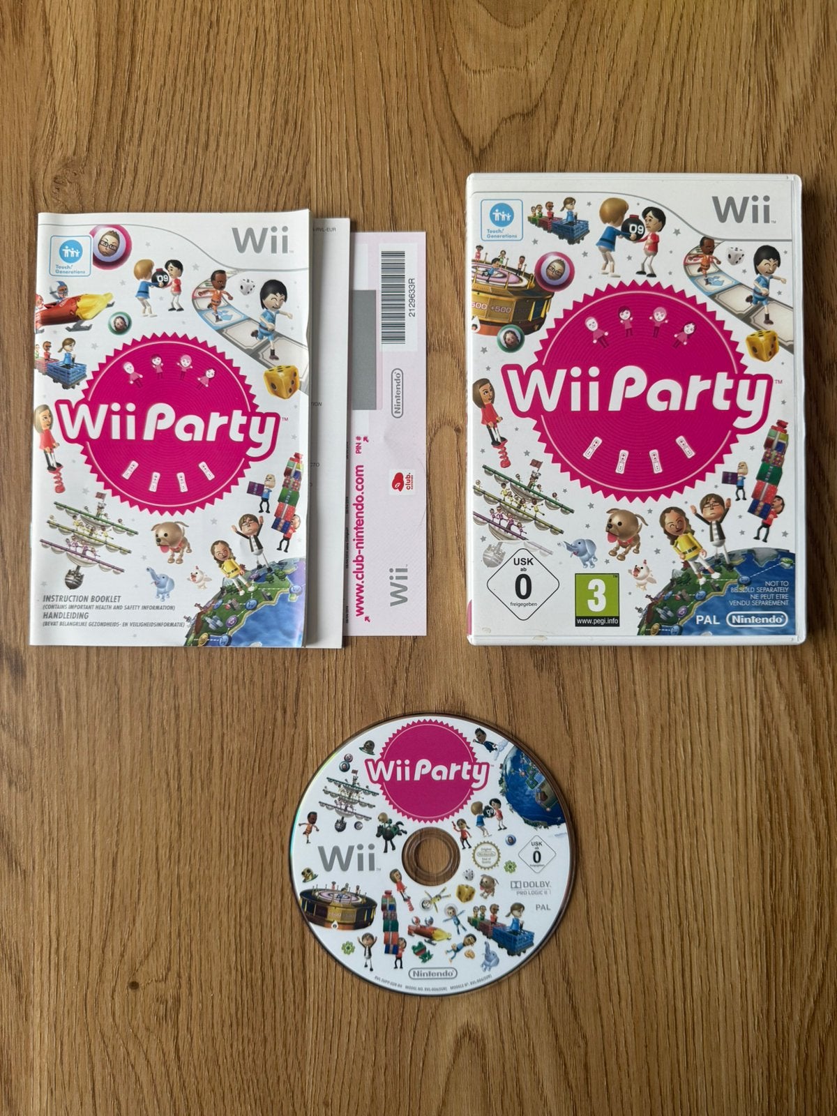 Wii Party WiiParty voor de Nintendo Wii spel game, 3 spelers of meer, Ophalen of Verzenden, Zo goed als nieuw, Vanaf 3 jaar