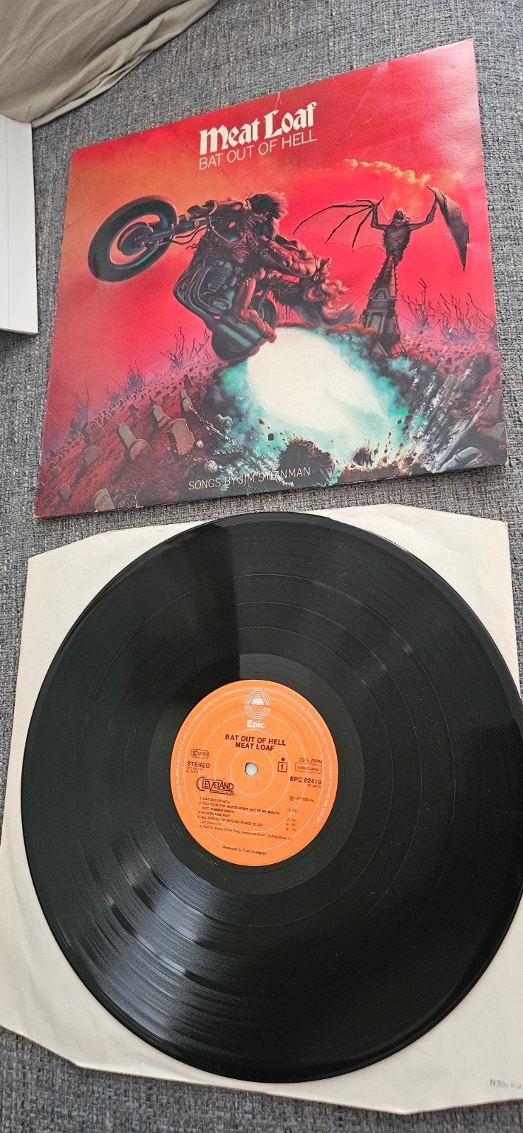 Meat loaf-Bat out of hell LP 1977, Cd's en Dvd's, Vinyl | Pop, Ophalen of Verzenden, 12 inch, LP