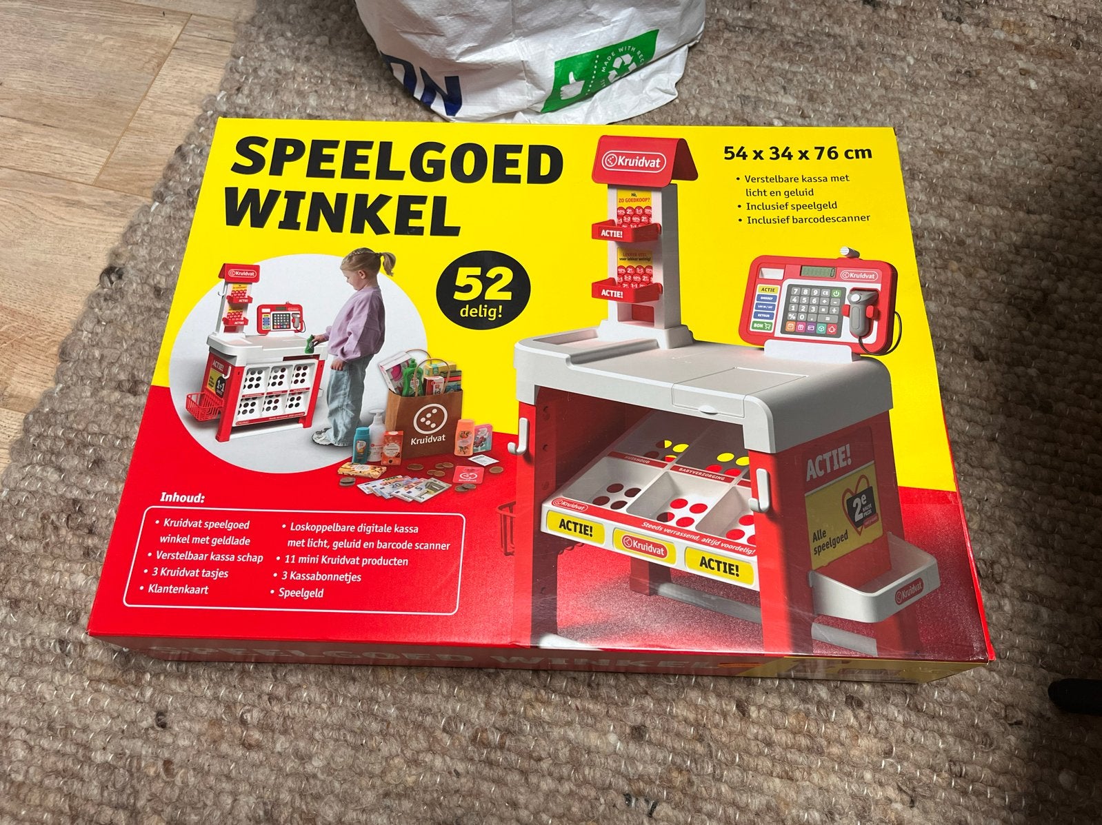 Kruidvat Speelgoedwinkel met Kassa en Accessoires - Nieuw, Ophalen, Nieuw, Jongen of Meisje