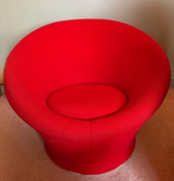 Artifort Champignon Designstoel jaren '70 (A), Huis en Inrichting, Fauteuils, Ophalen, Gebruikt, 75 tot 100 cm, Stof