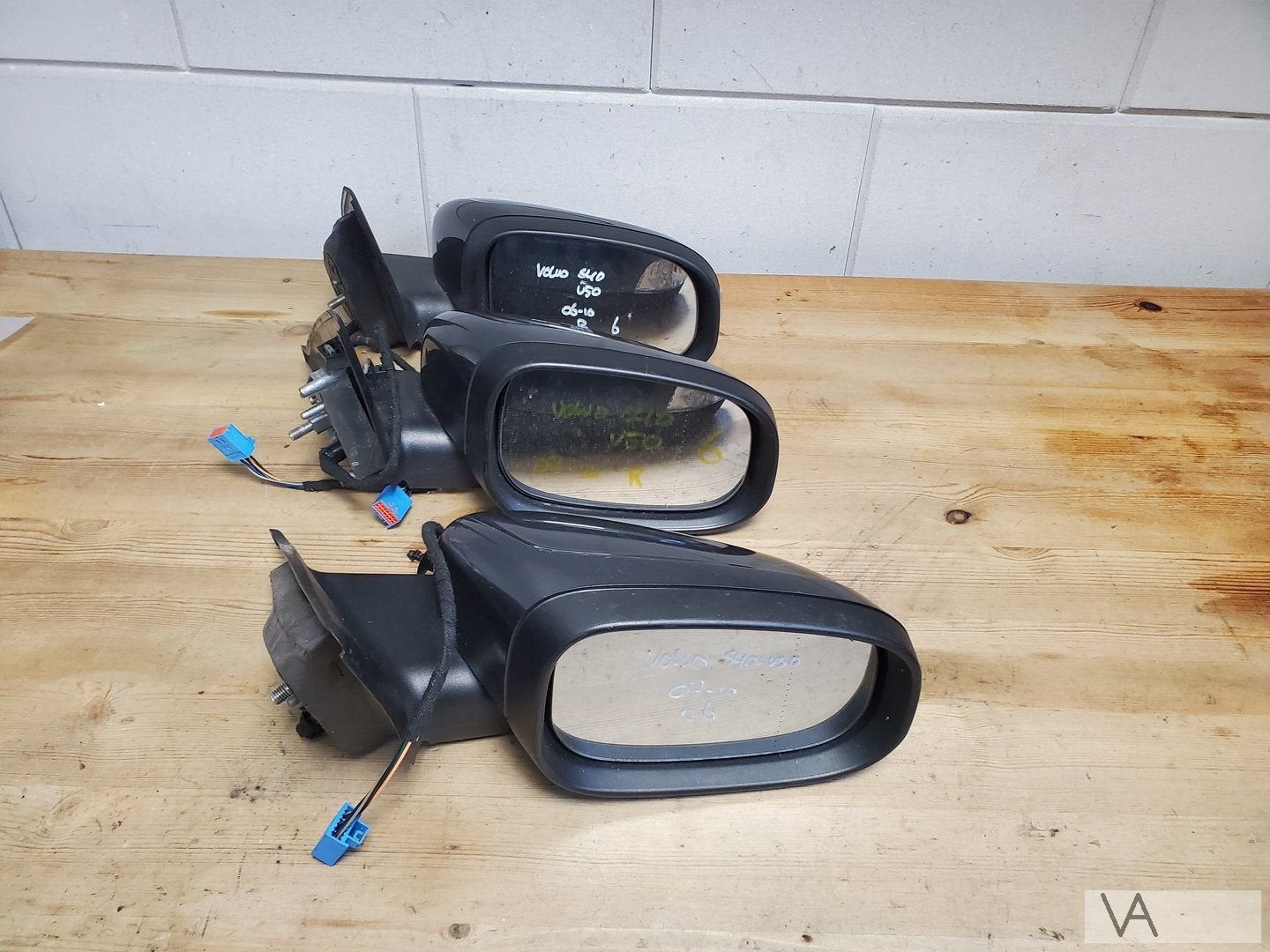 Volvo S40 / V50 2006 - 2010 spiegel rechts 6 draden €75, Auto-onderdelen, Spiegels, Gebruikt, -, -, Ophalen of Verzenden
