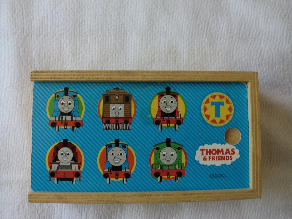 Thomas The Train - een soort houten Memory ??, Ophalen of Verzenden, Gebruikt